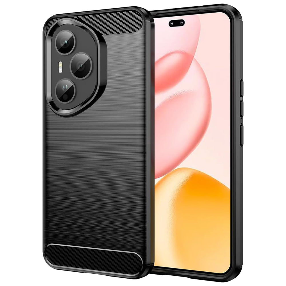 Coque pour Honor 400 Pro, Techsuit, Carbone, Noire
