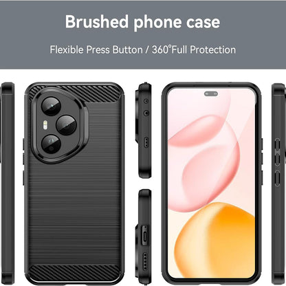 Coque pour Honor 400 Pro, Techsuit, Carbone, Noire