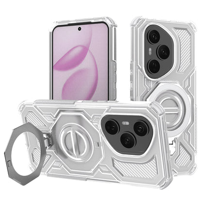 Coque pour Honor 400 Pro, Techsuit, Carbon Shield Pro, Blanche
