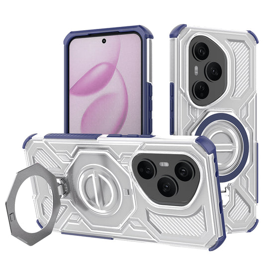 Hoes voor Honor 400 Pro, Techsuit, Carbon Shield Pro, Blauw