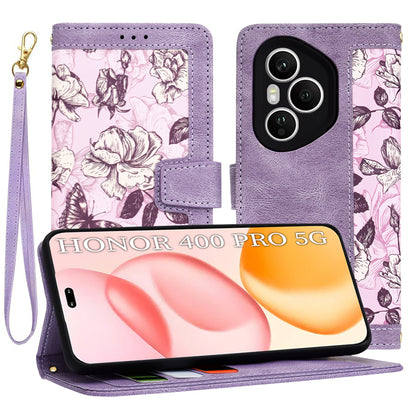 Coque pour Honor 400 Pro, Techsuit, FlipCraft, Violet