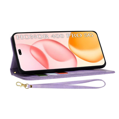 Coque pour Honor 400 Pro, Techsuit, FlipCraft, Violet