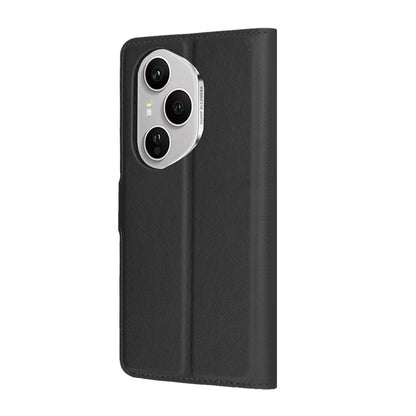 Hoes voor Honor 400 Pro, Techsuit, Leather Folio, Zwart