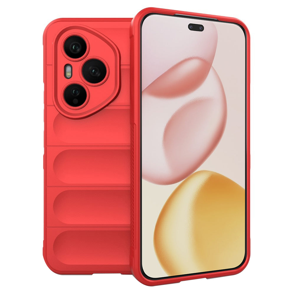 Hülle für Honor 400 Pro, Techsuit, Magic Shield, Rot