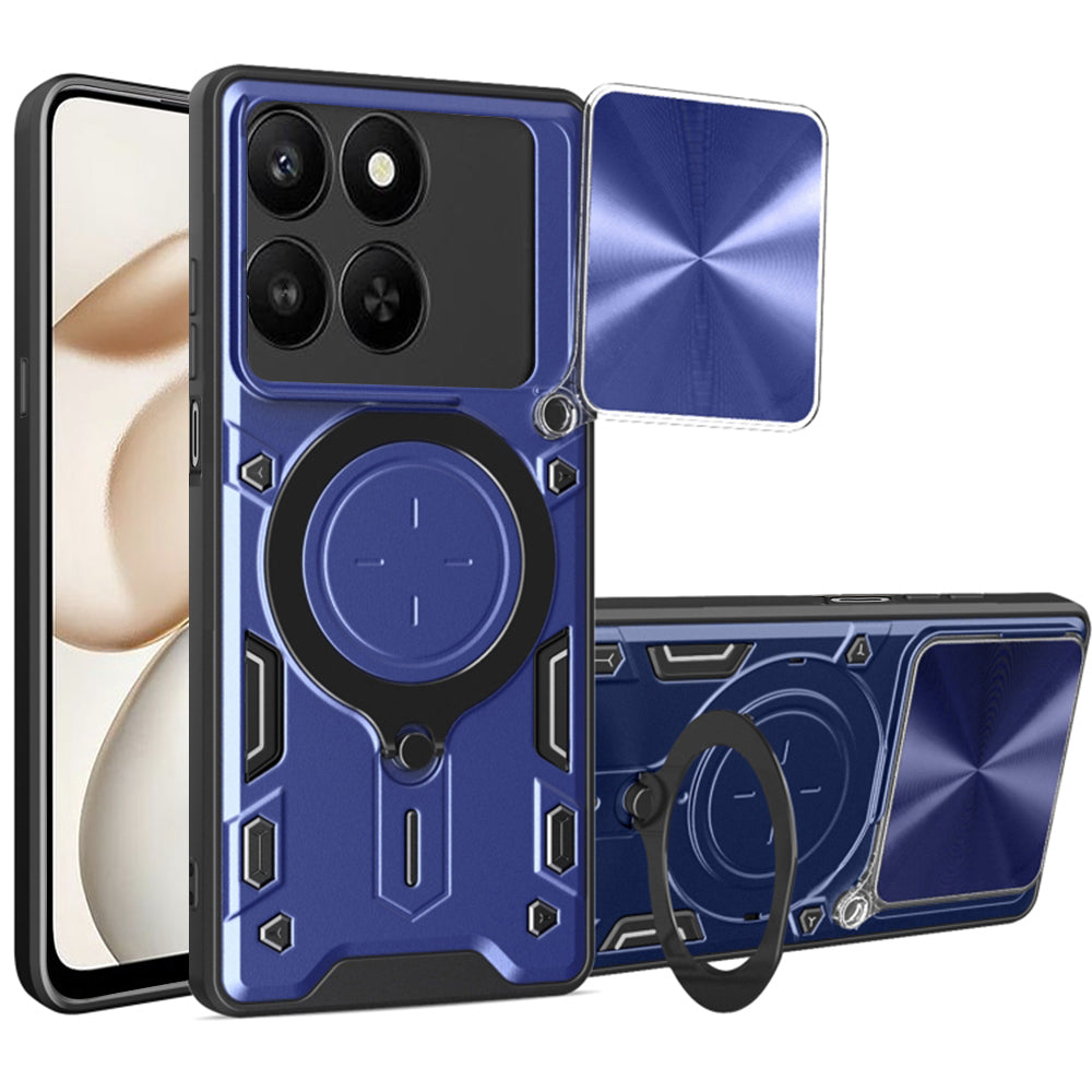 Case for Honor 400 Smart 4G / X7d 4G / 400 Smart 5G, Techsuit, CamGuard Pro, Blue