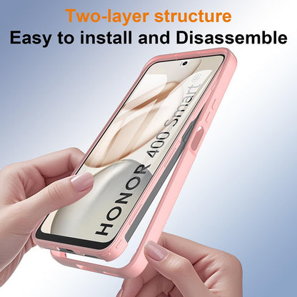 Hoes voor Honor 400 Smart 4G / X7d 4G / 400 Smart 5G, Techsuit, ColorVerse 360, Roze