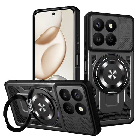 Étui pour Honor 400 Smart 4G / X7d 4G / 400 Smart 5G, Techsuit, RuggedCam, Noir