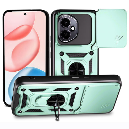 Hoes voor Honor 400, Techsuit, CamShield, Groen