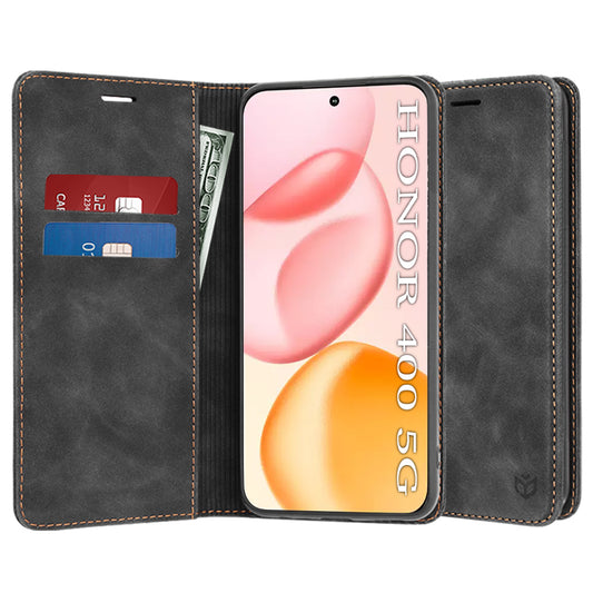 Hülle für Honor 400, Techsuit, Confy, Schwarz