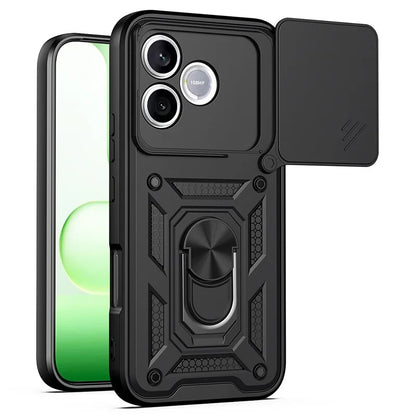 Hülle für Honor 600 Lite, OEM, CamShield, Schwarz