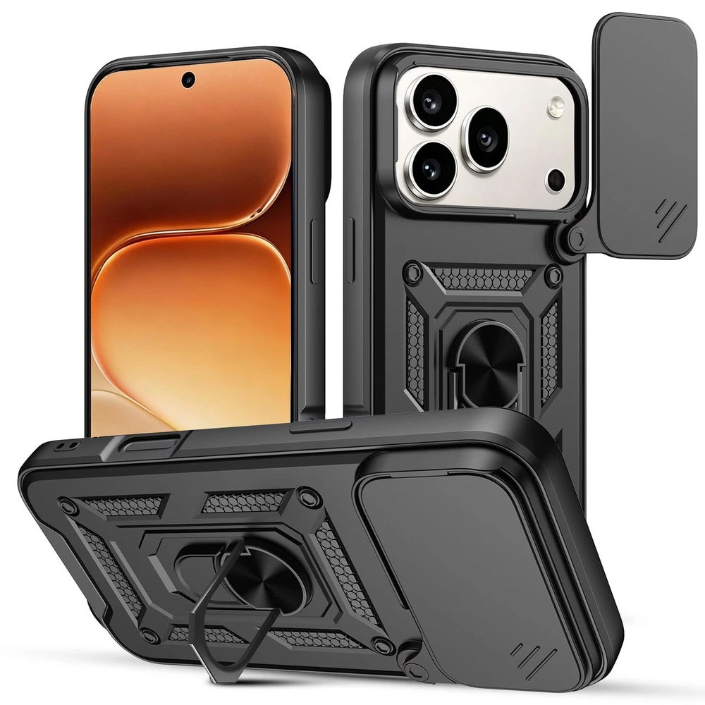 Coque pour Honor 600 Pro, OEM, CamShield, Noire