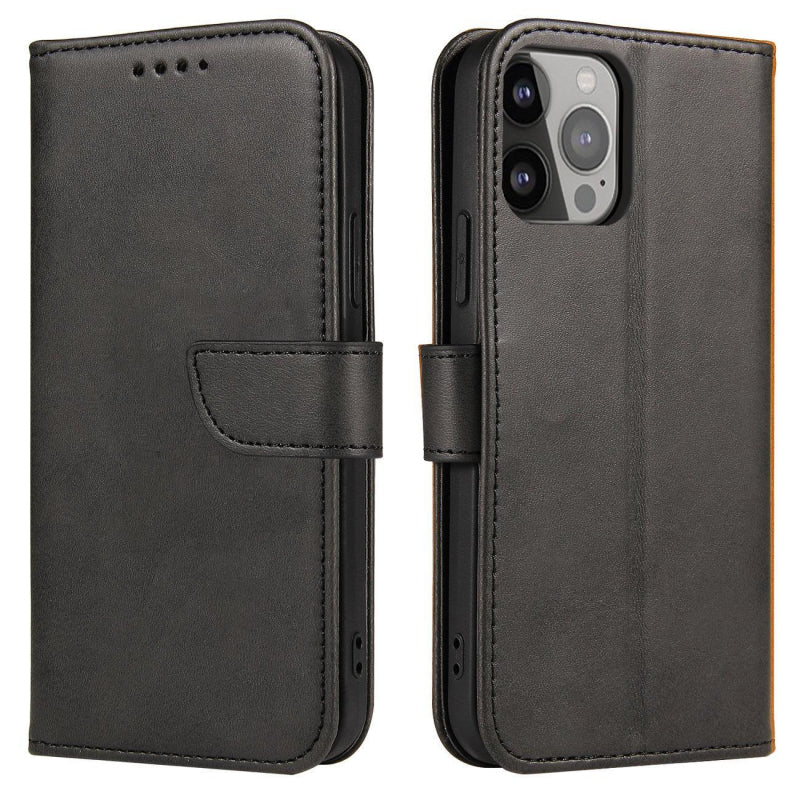 Coque pour Honor 600 Lite, OEM, Marva Wallet, Noire