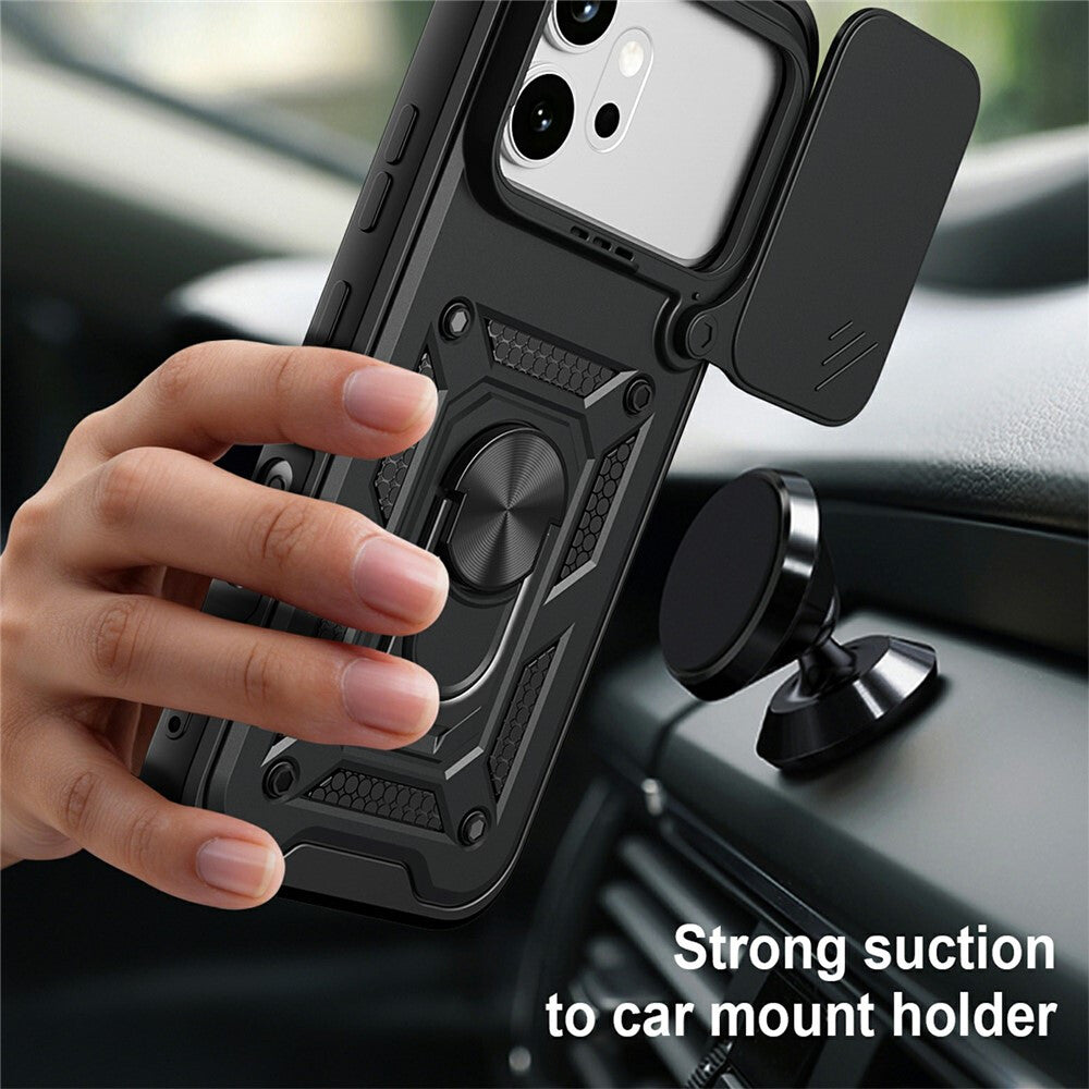 Coque pour Honor 600, OEM, CamShield, Noire