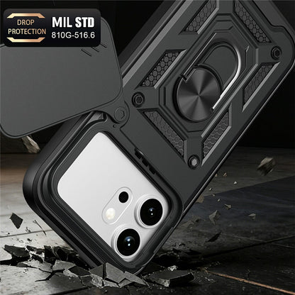 Coque pour Honor 600, OEM, CamShield, Noire