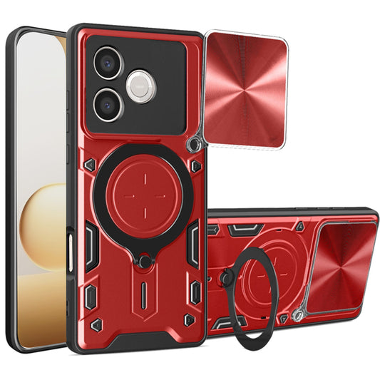 Hülle für Honor 600 Lite, Techsuit, CamGuard Pro, Rot