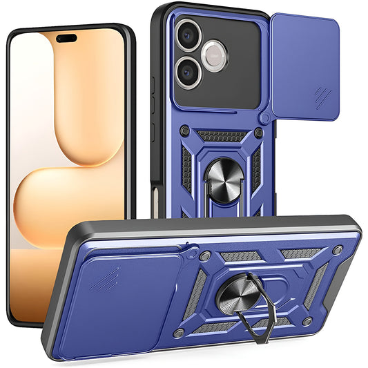 Hülle für Honor 600 Lite, Techsuit, CamShield, Blau