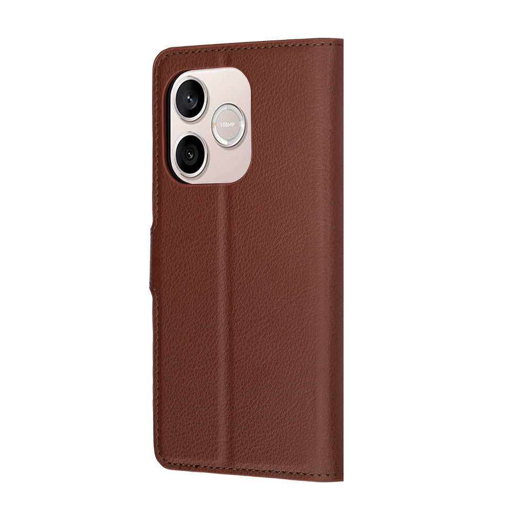Étui pour Honor 600 Lite, Techsuit, Leather Folio, Marron