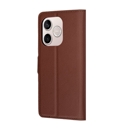 Étui pour Honor 600 Lite, Techsuit, Leather Folio, Marron