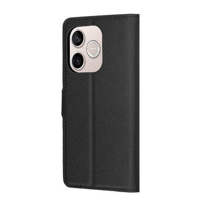 Hoes voor Honor 600 Lite, Techsuit, Leather Folio, Zwart