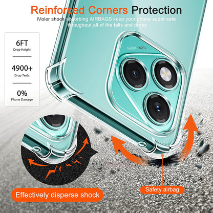 Hülle für Honor 600 Lite, Techsuit, Shockproof Clear, Transparent