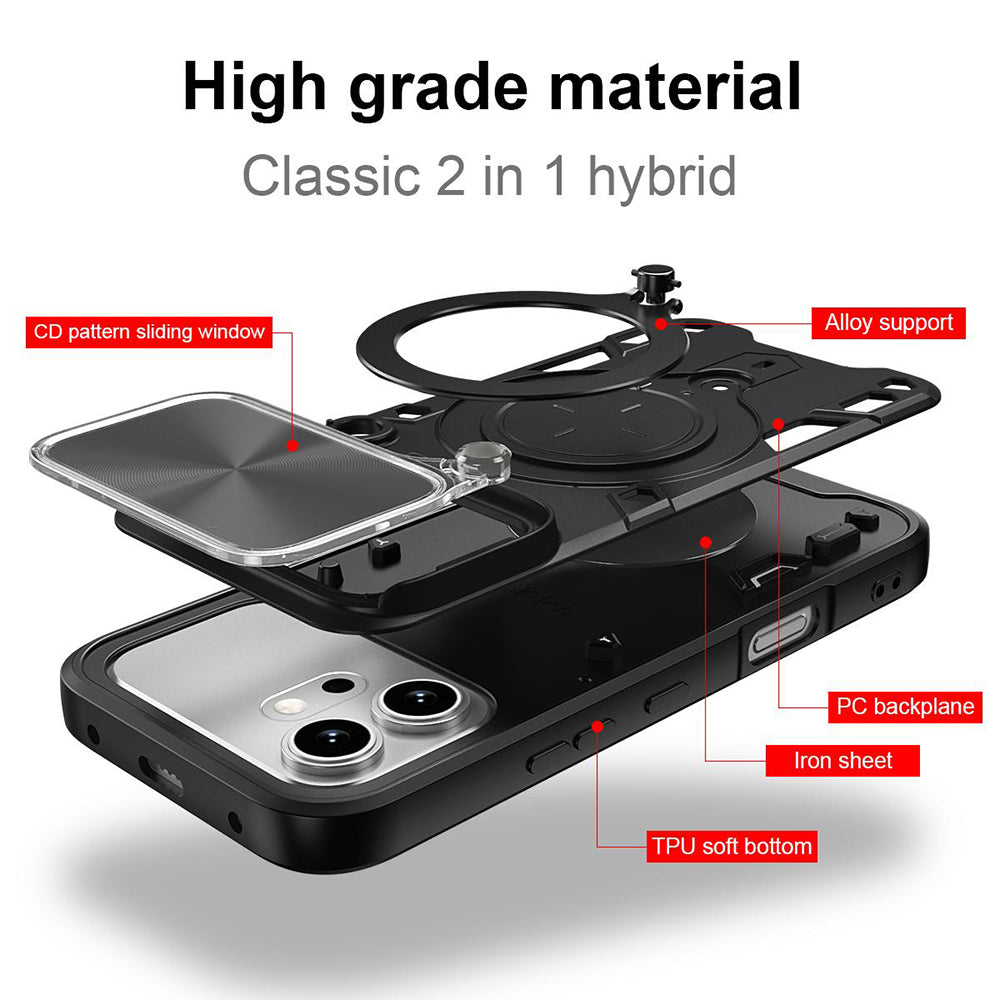 Coque pour Honor 600 Pro / 600, Techsuit, CamGuard Pro, Noire