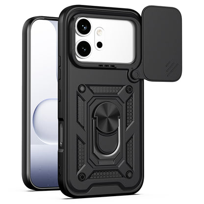 Hoes voor Honor 600 Pro / 600, Techsuit, CamShield, Zwart