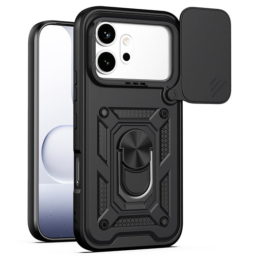 Hülle für Honor 600 Pro / 600, Techsuit, CamShield, Schwarz
