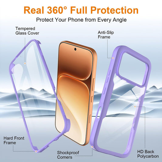 Coque pour Honor 600 Pro / 600, Techsuit, ColorVerse 360, Violet