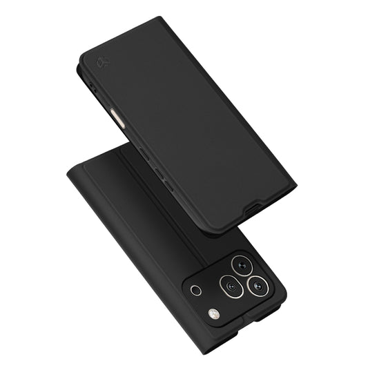 Hoes voor Honor 600 Pro, Techsuit, Magskin Book, Zwart