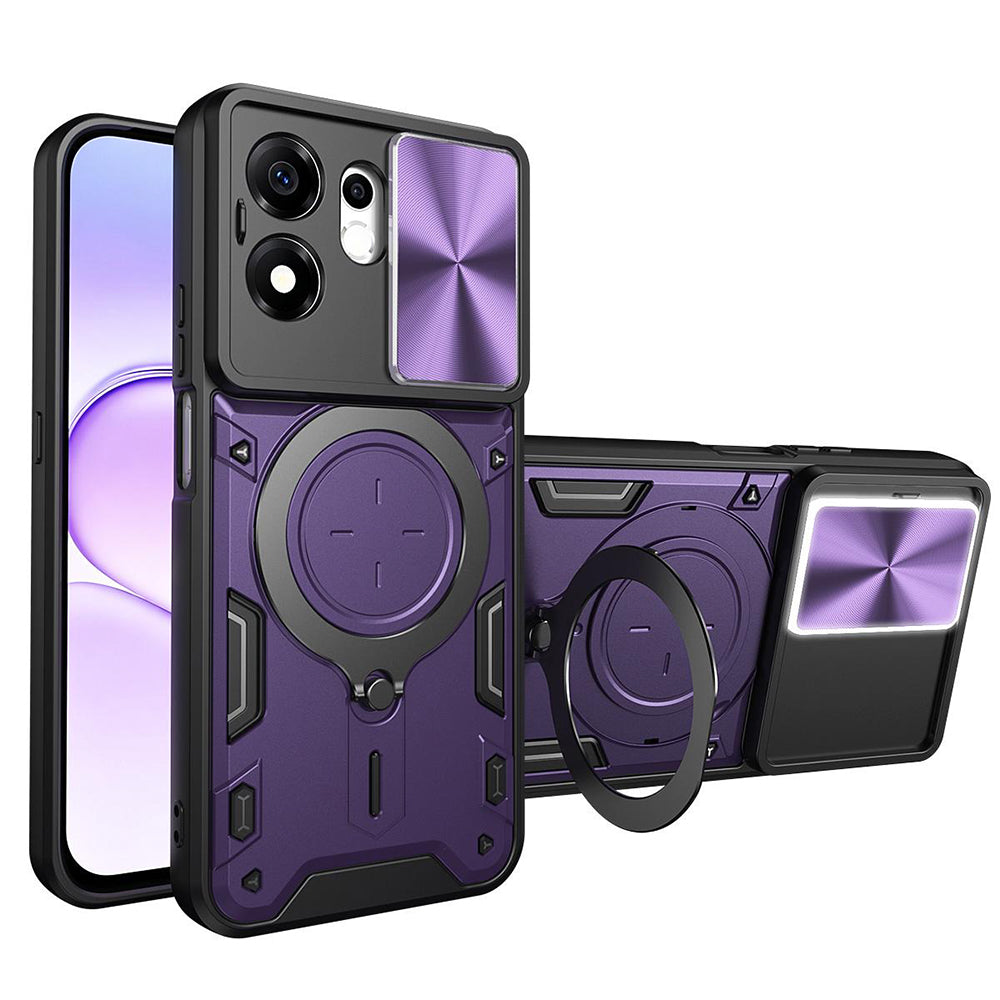 Coque pour Honor 600 Smart, Techsuit, CamGuard Pro, Violet