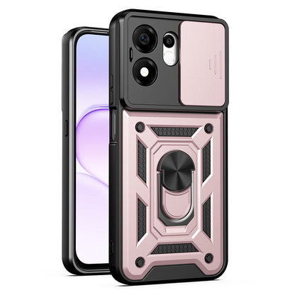 Coque pour Honor 600 Smart, Techsuit, CamShield, Rose Doré