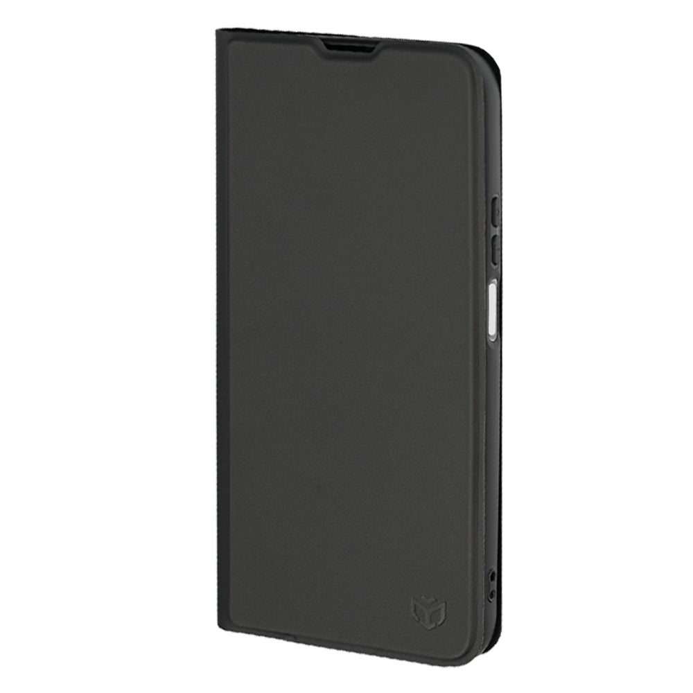 Hoes voor Honor 600 Smart, Techsuit, Magskin Book Long Blitz Cutout, Zwart