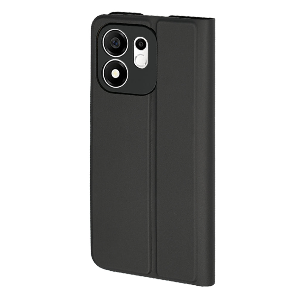 Hoes voor Honor 600 Smart, Techsuit, Magskin Book Long Blitz Cutout, Zwart