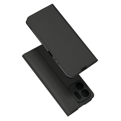 Hoes voor Honor 600 Smart, Techsuit, Magskin Book Long Blitz Cutout, Zwart