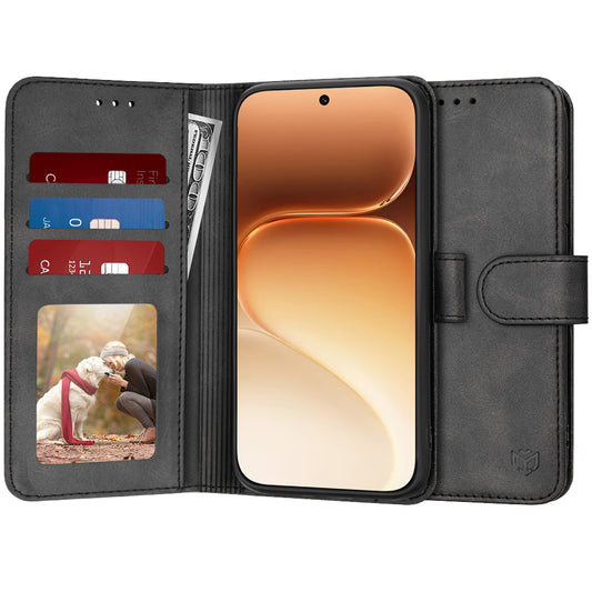 Hoes voor Honor 600, Techsuit, Diary Book, Zwart