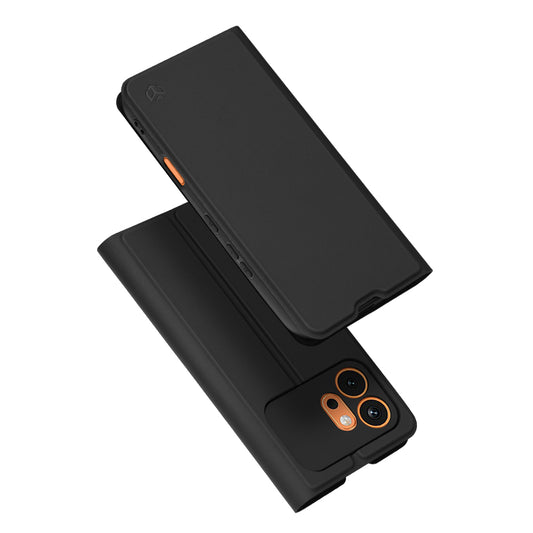 Hoes voor Honor 600, Techsuit, Magskin Book, Zwart
