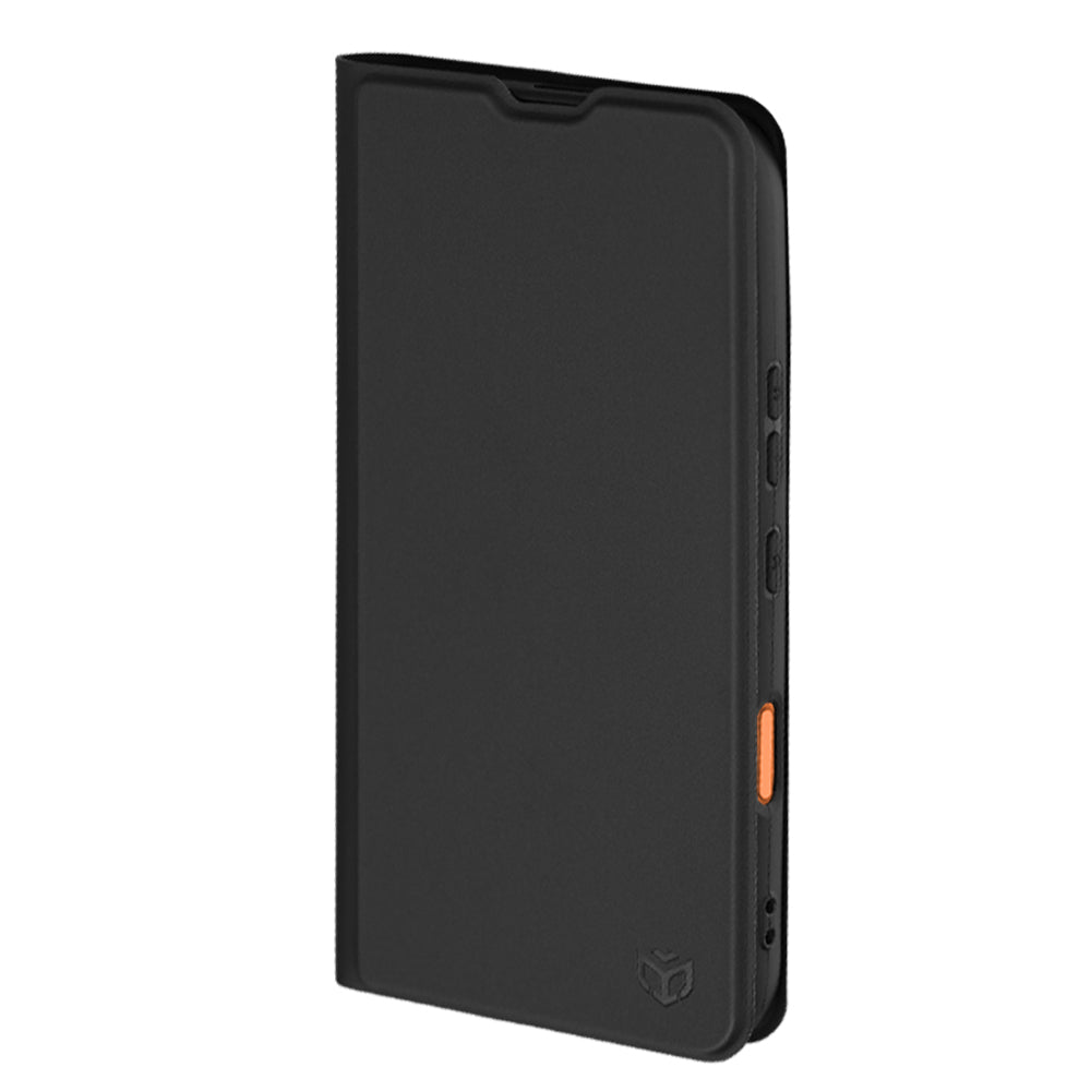 Coque pour Honor 600, Techsuit, Magskin Book, Noire