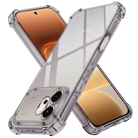 Hoes voor Honor 600, Techsuit, Schokbestendig Transparant, Rookkleurig