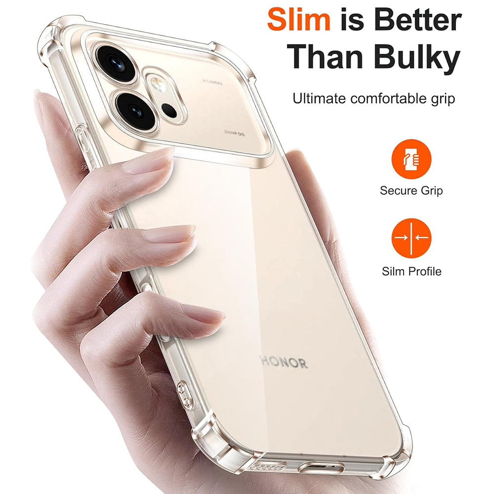 Hoes voor Honor 600, Techsuit, Schokbestendig Clear, Transparant