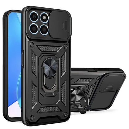 Hoes voor Honor 70 Lite / X6 / X8 5G, Techsuit, CamShield, Zwart