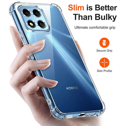 Coque pour Honor 70 Lite / X6 / X8 5G, Techsuit, Antichoc Claire, Transparente
