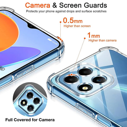 Coque pour Honor 70 Lite / X6 / X8 5G, Techsuit, Antichoc Claire, Transparente