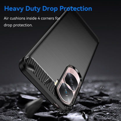 Hülle für Honor 90 Lite, Techsuit, Carbon, Schwarz