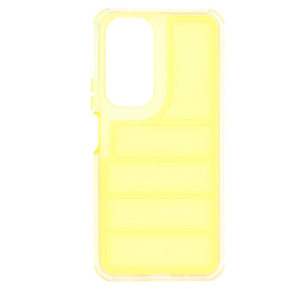 Coque pour Honor 90 Lite, Techsuit, Wave Shield, Jaune