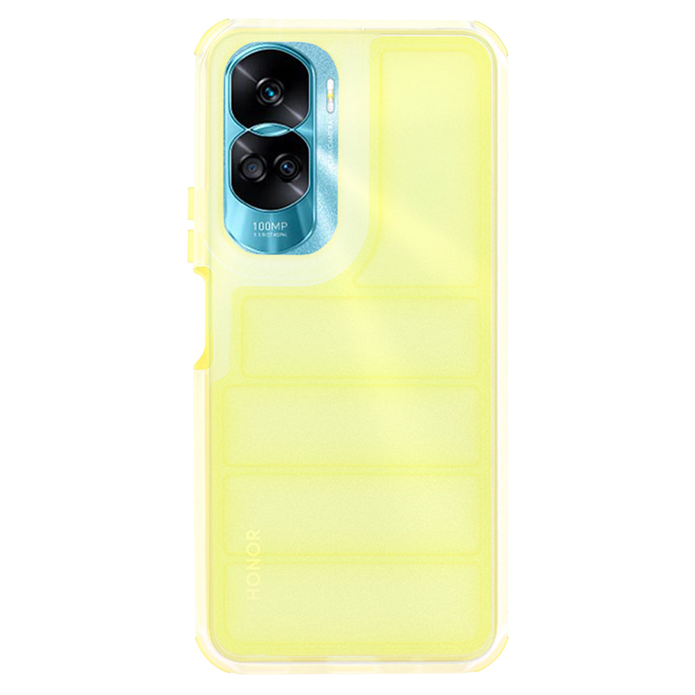 Coque pour Honor 90 Lite, Techsuit, Wave Shield, Jaune