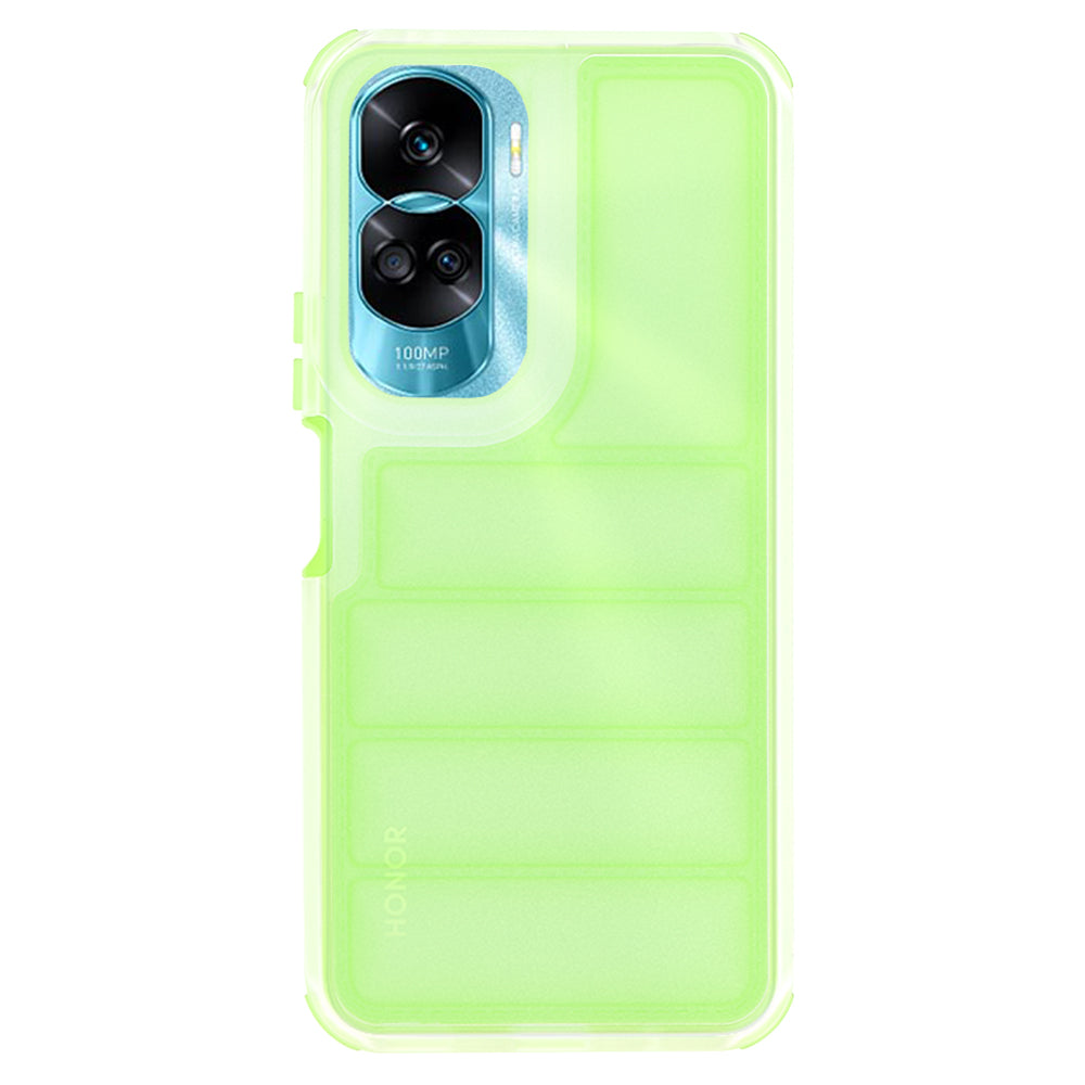 Coque pour Honor 90 Lite, Techsuit, Wave Shield, Vert