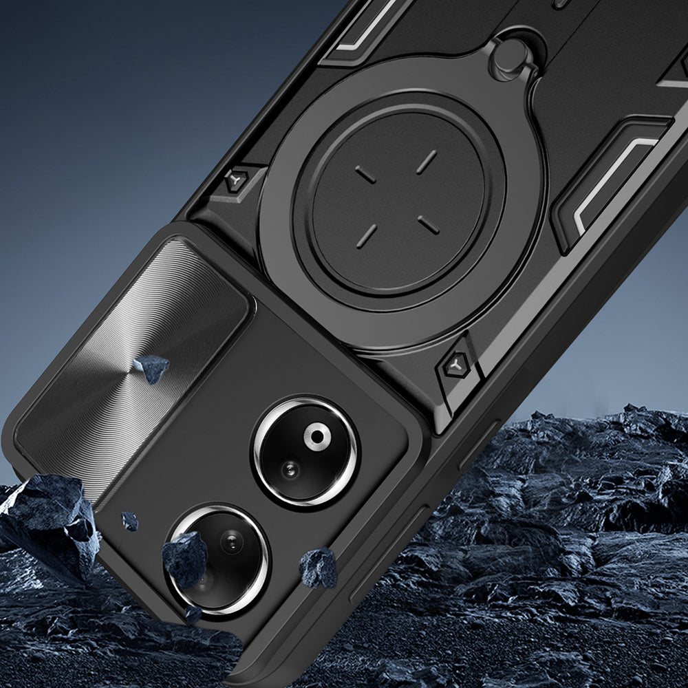 Coque pour Honor 90, Techsuit, CamGuard Pro, Noire