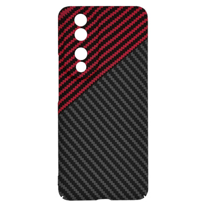 Case for Honor 90, Techsuit, Carbonite FiberShell, Black Red