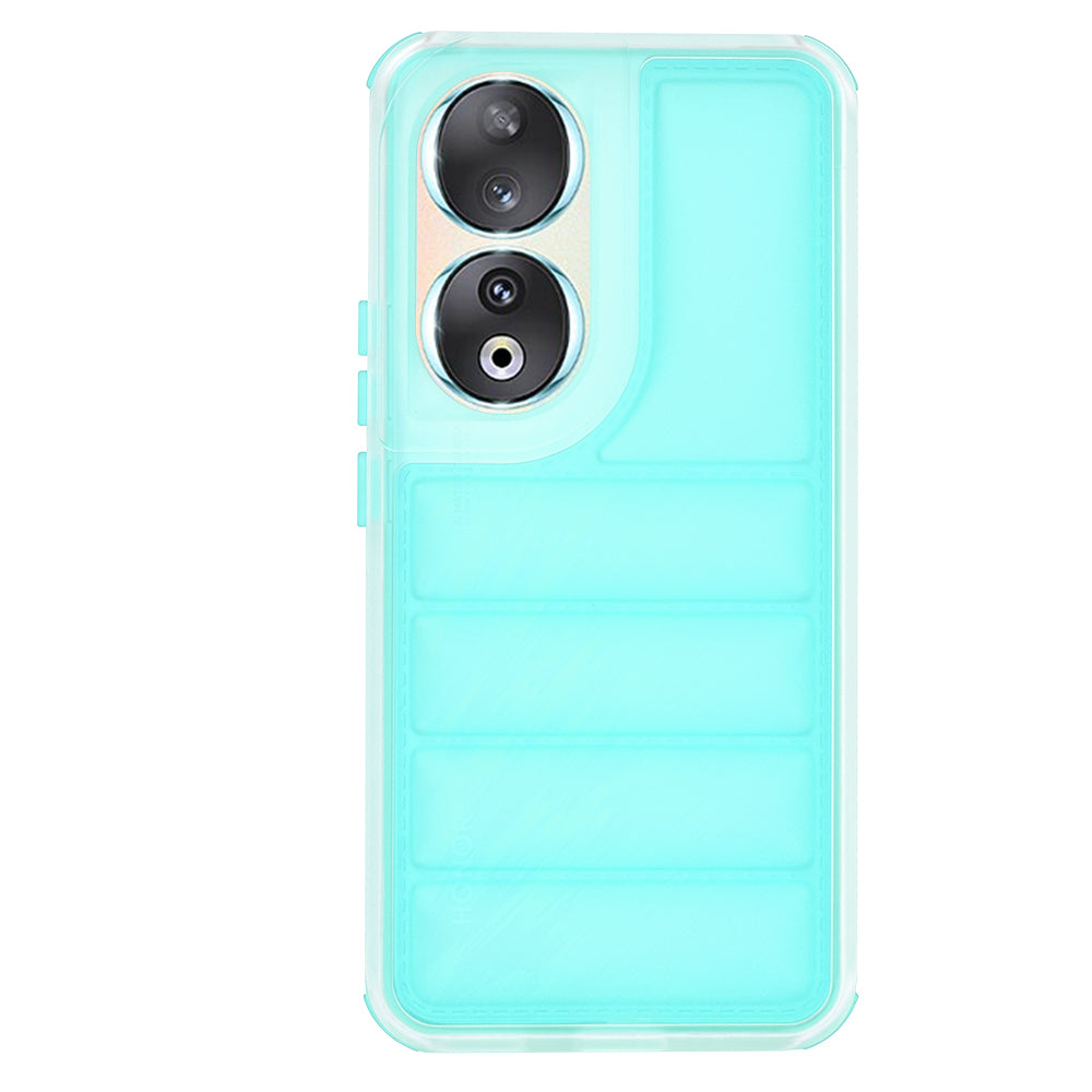 Hülle für Honor 90, Techsuit, Wave Shield, Türkis