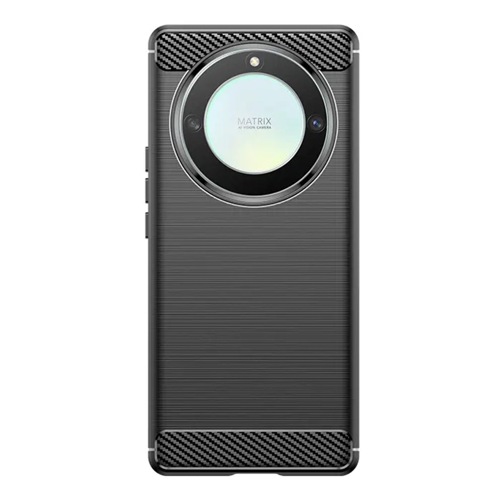 Coque pour Honor Magic5 Lite, Techsuit, Carbone, Noire